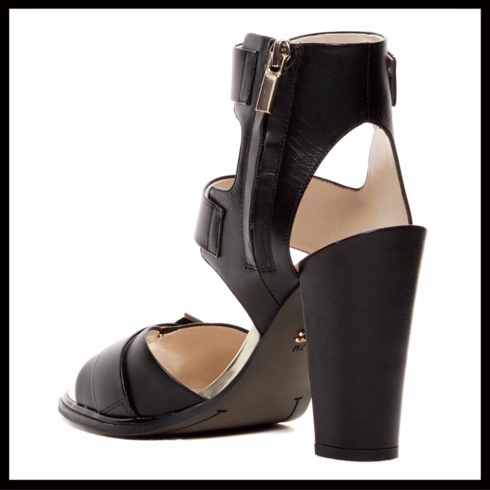 ❗️6-HOUR SALE❗️KENNETH COLE BLACK,LEATHER SANDALS - Picture 5 of 8